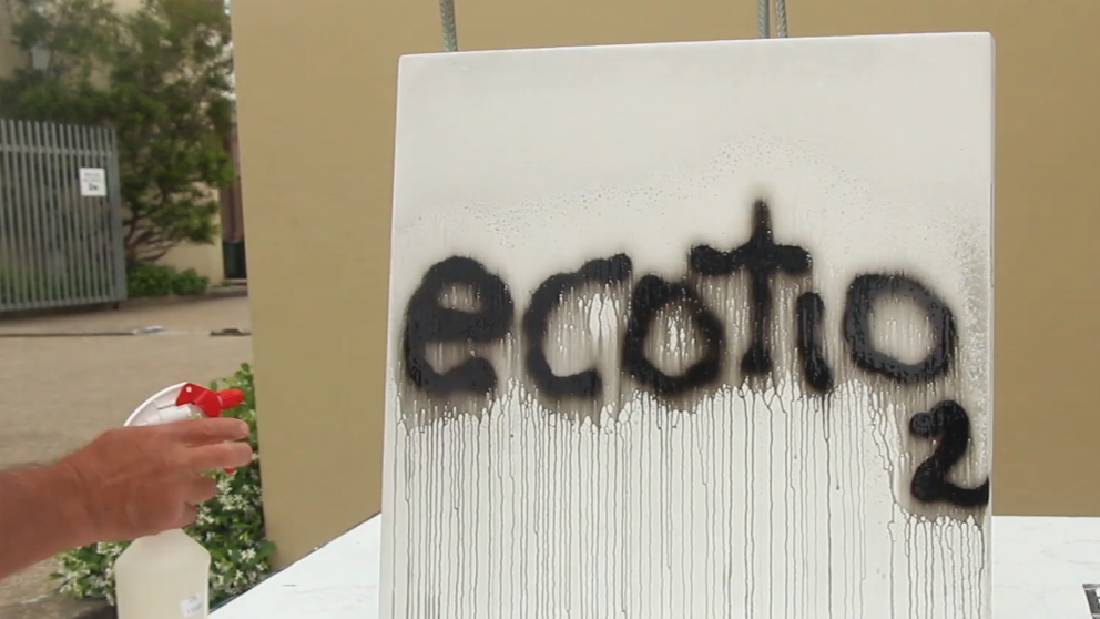Ecotio² Coatings vs Graffiti