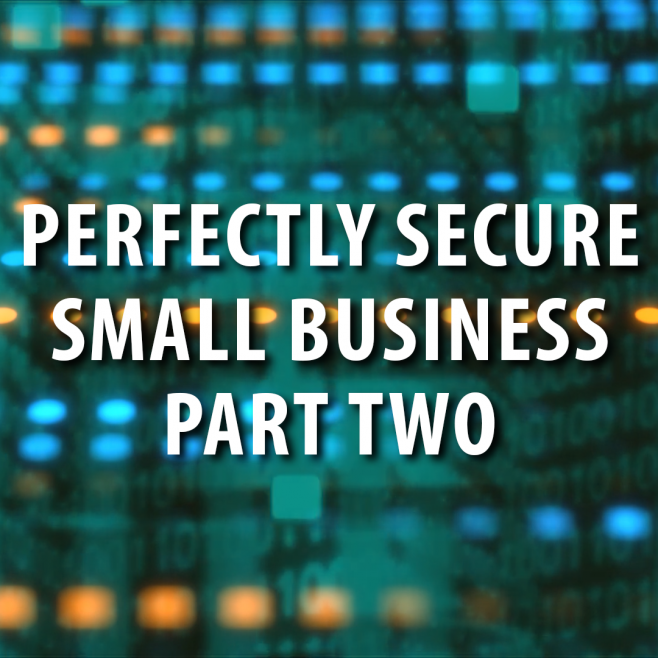 Cyber Security: Perfectly Secure Business Part Two
