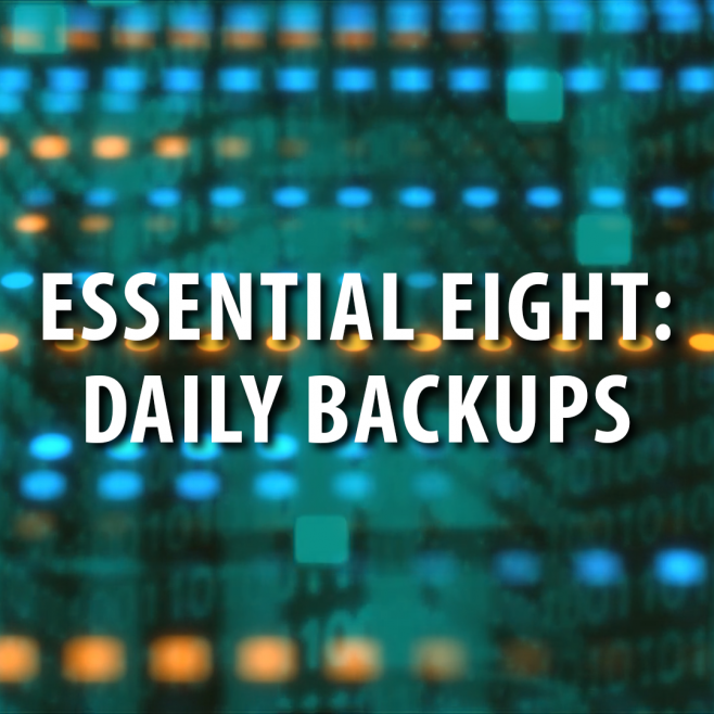 Cyber Security: Daily Backups